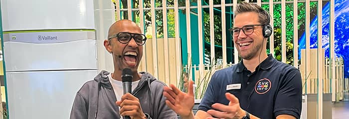 Amiaz Event Moderation Vaillant auf der ISH Frankfurt